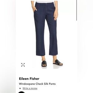 Eileen Fisher 100% silk pants
